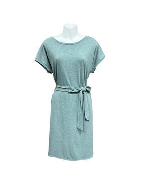 Ichi Sage sparkle jersey round neck belted tee shirt dress  Small soft